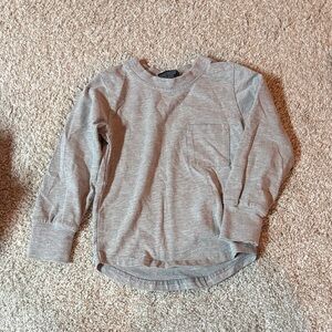 Little Bipsy Heather Gray Long Sleeve Tee